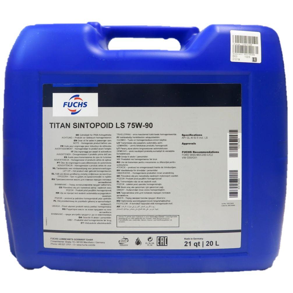 TITAN SINTOPOID LS 75W-90 20L