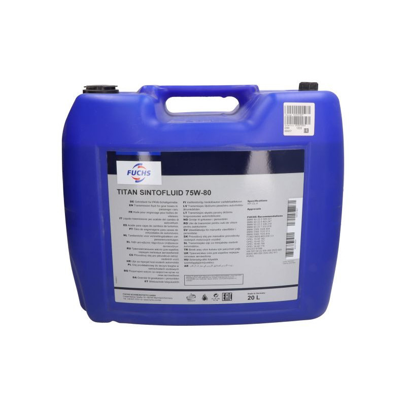 TITAN SINTOFLUID 75W-80 20L